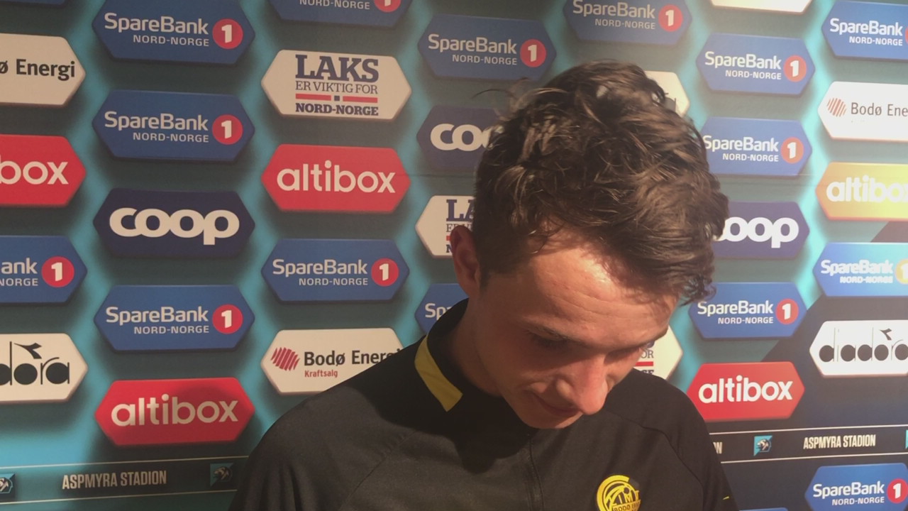 Håkon Evjen etter seieren mot Strømsgodset